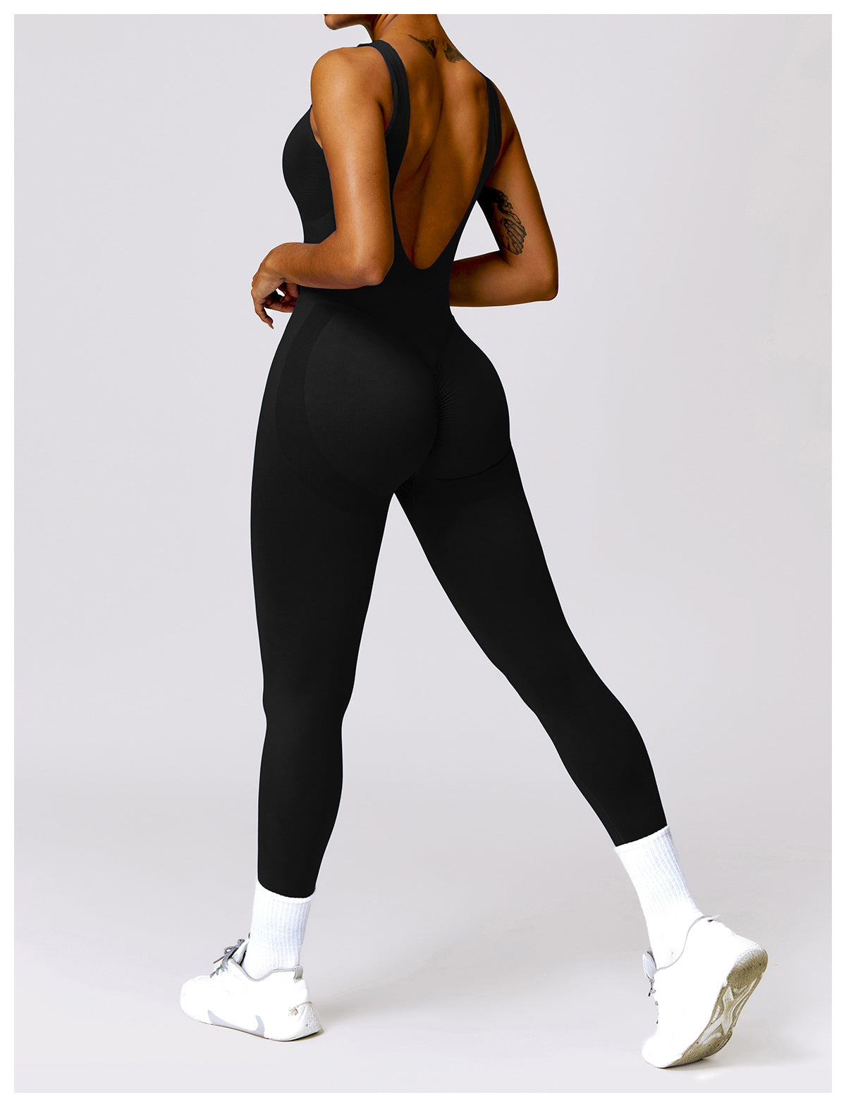 Sleeveless Fitted Yoga Unitard