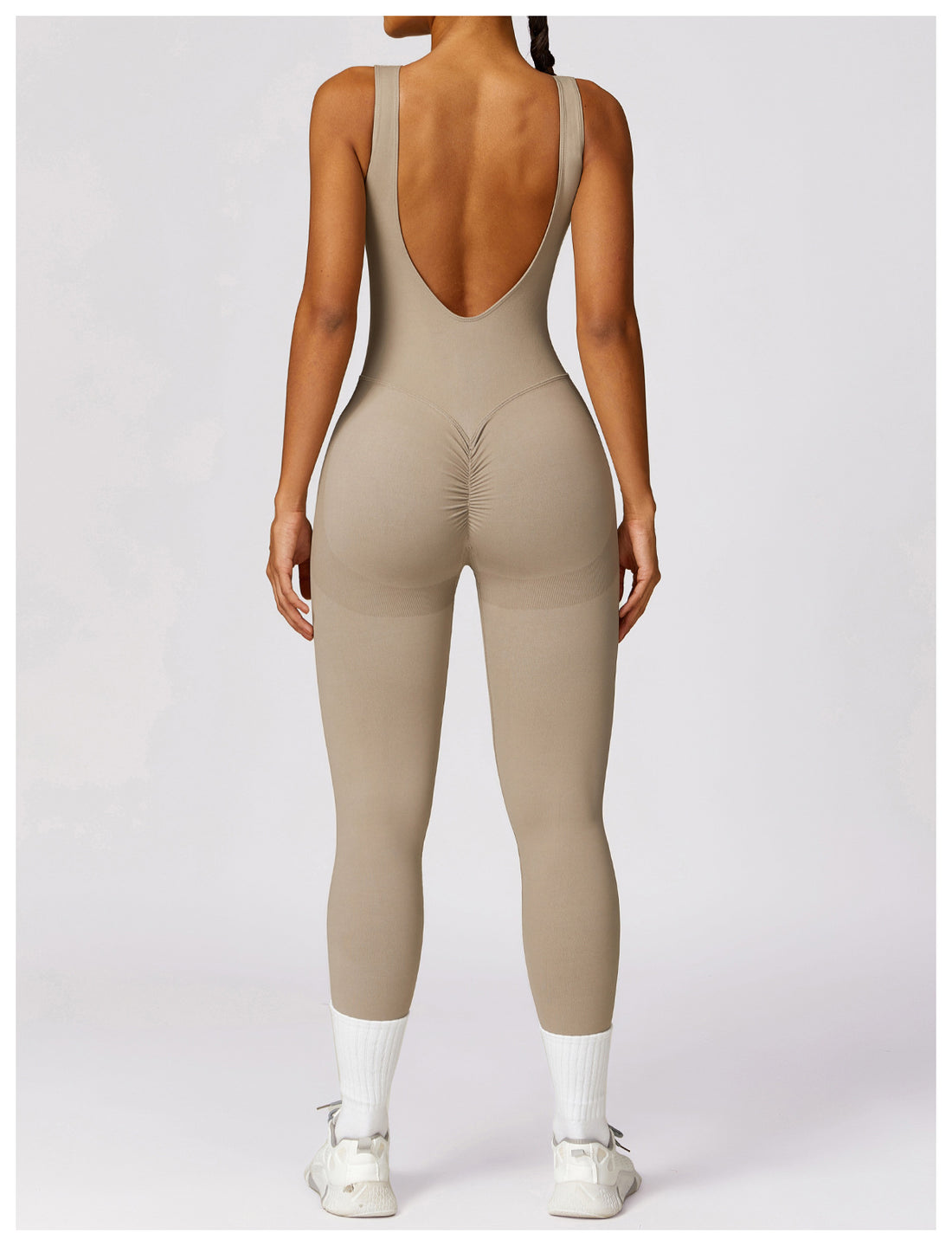 Sleeveless Fitted Yoga Unitard