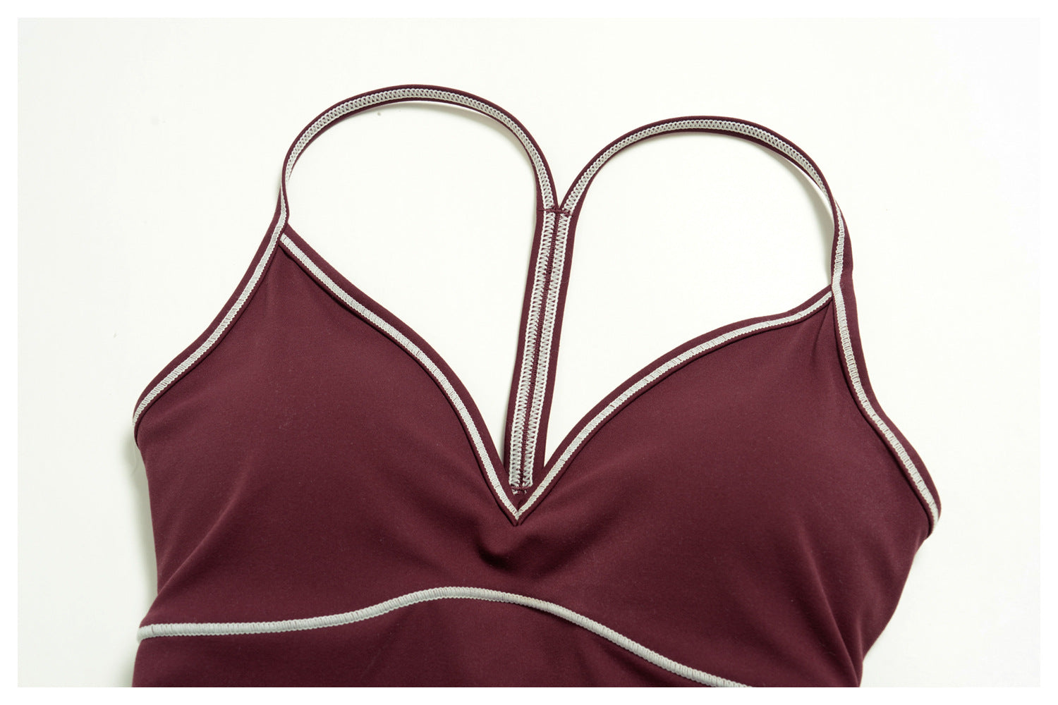 V-Neck Cami Bra & Running Shorts Set