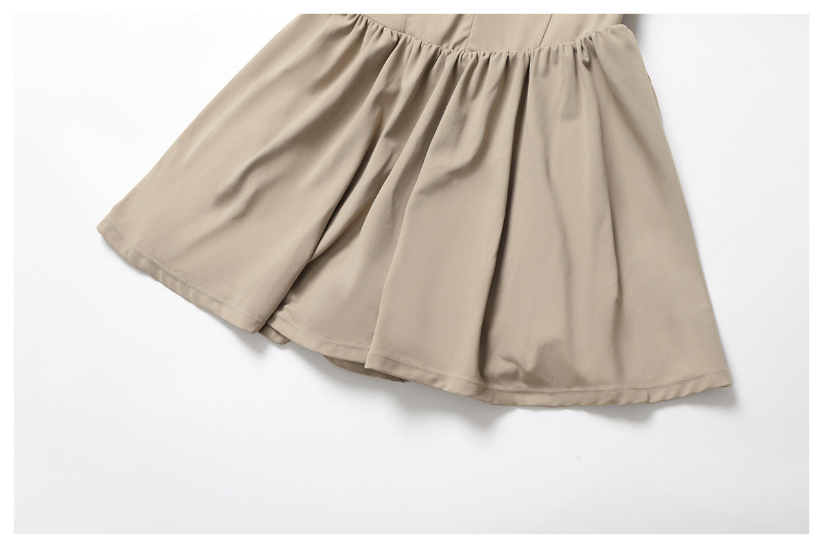 Cloud Sense Fit-and-Flare Tennis Dress