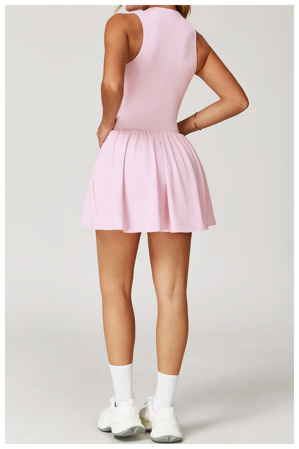 Cloud Sense Fit-and-Flare Tennis Dress