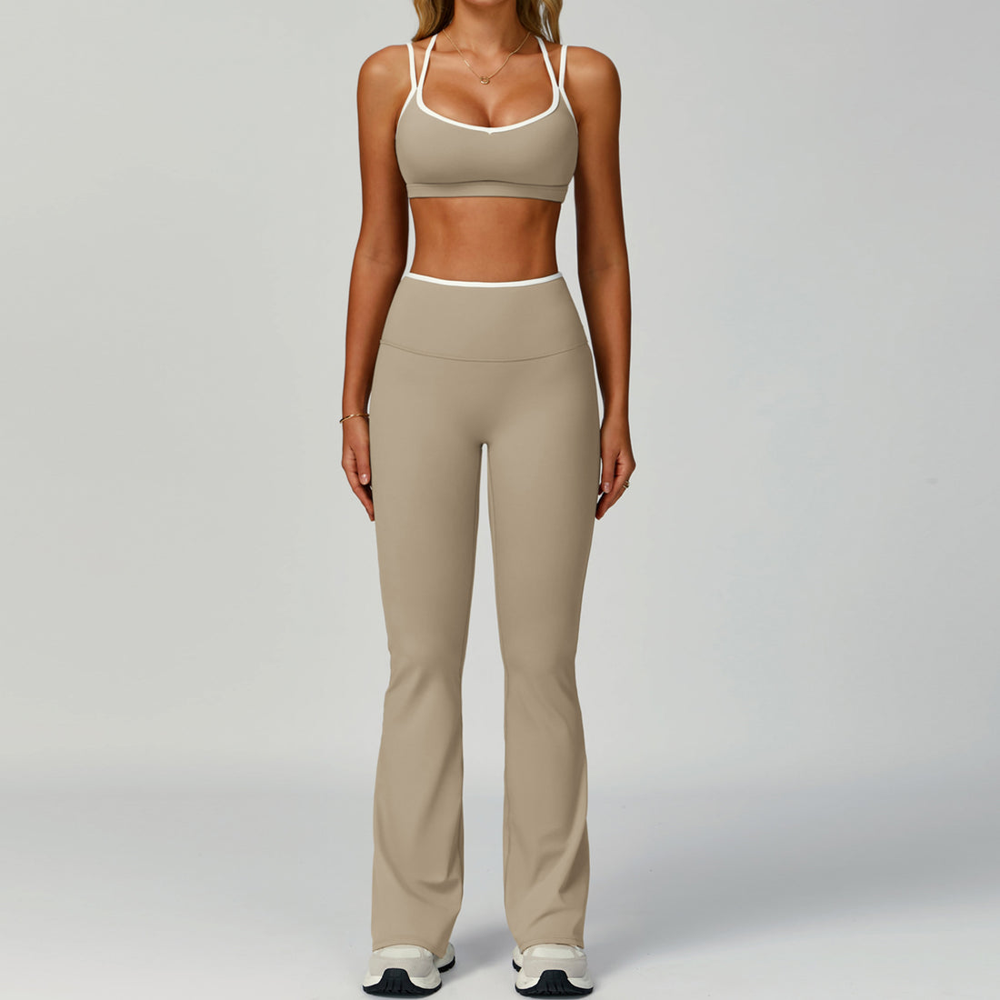 Set for Women - Tight-Fitting Backless Yoga Suit for Outdoor Fitness eprolo