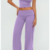 Halter Crop Top & Wide-Leg Pants Set