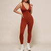 Seamless V-Neck Shaping Yoga Jumpsuit TheJellyBra