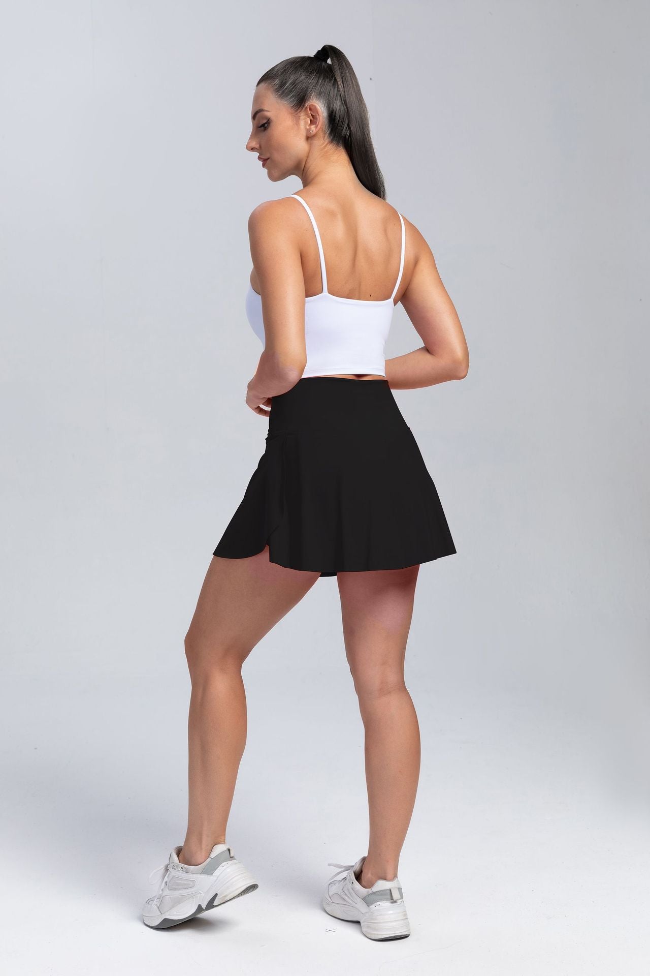 High-Waisted Pocket Tennis Skort
