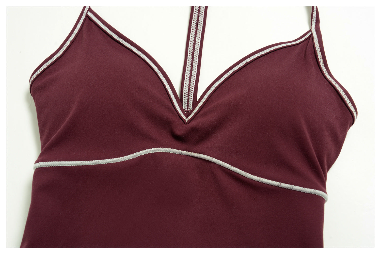 V-Neck Cami Bra & Running Shorts Set