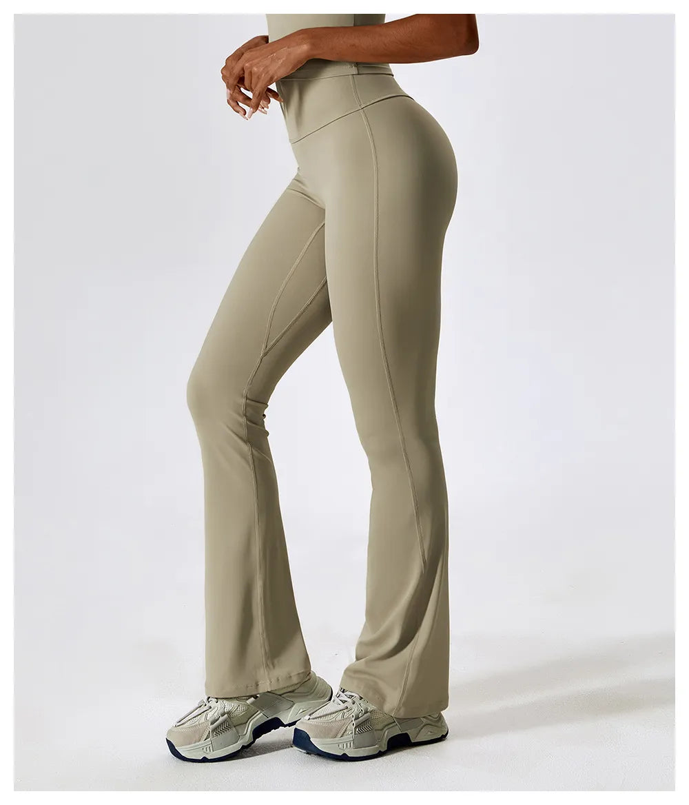High-Waist Flare Yoga Leggings