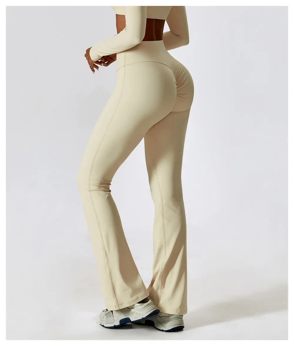High-Waist Flare Yoga Leggings