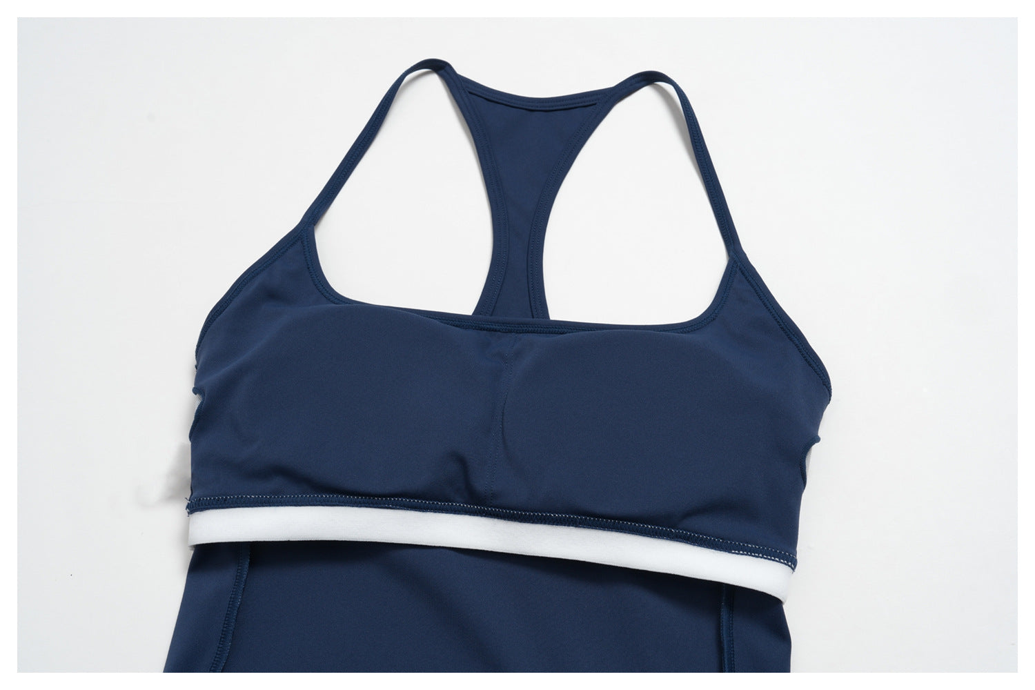 Color-Block Racerback Cami & Capri Legging Set