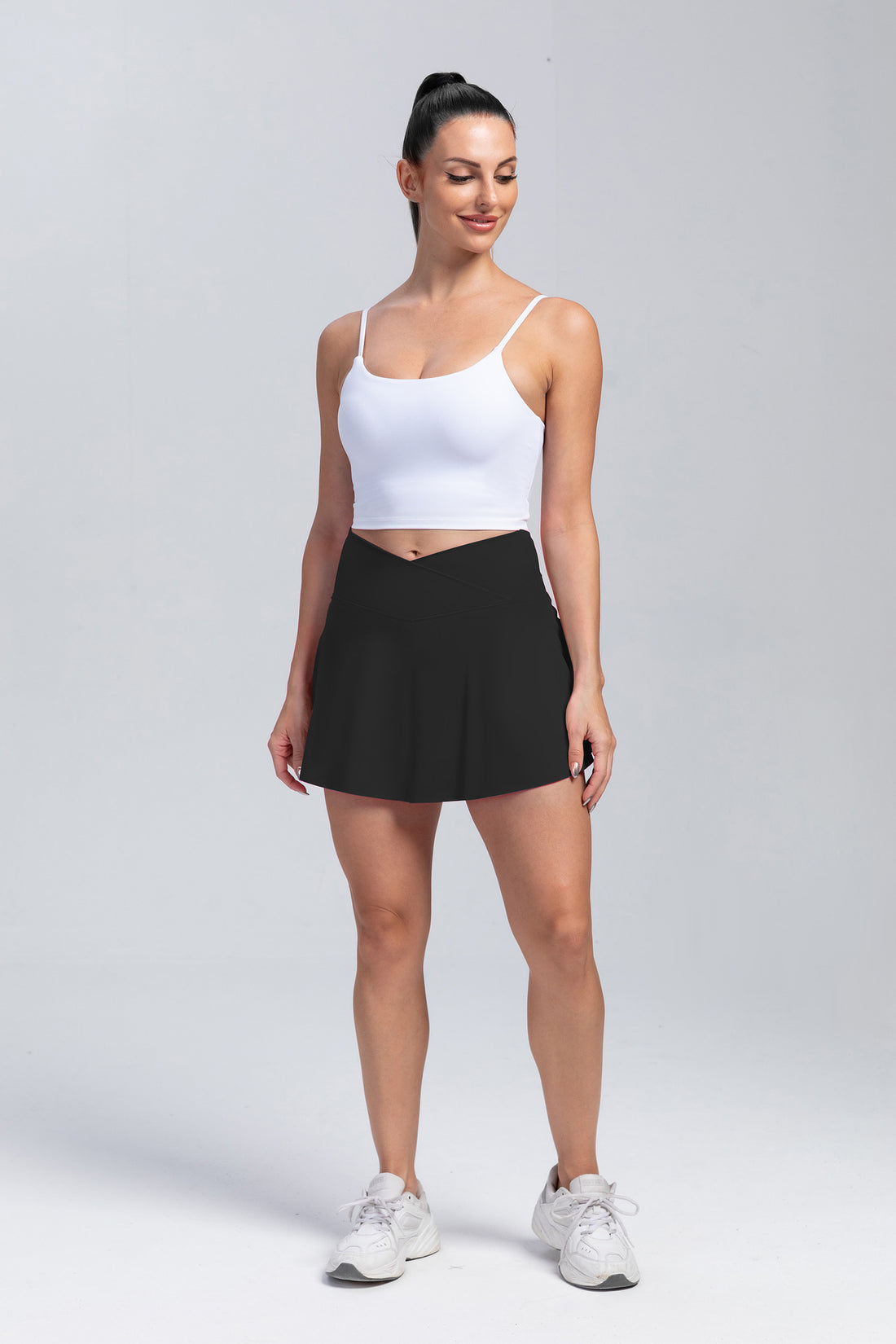 High-Waisted Pocket Tennis Skort