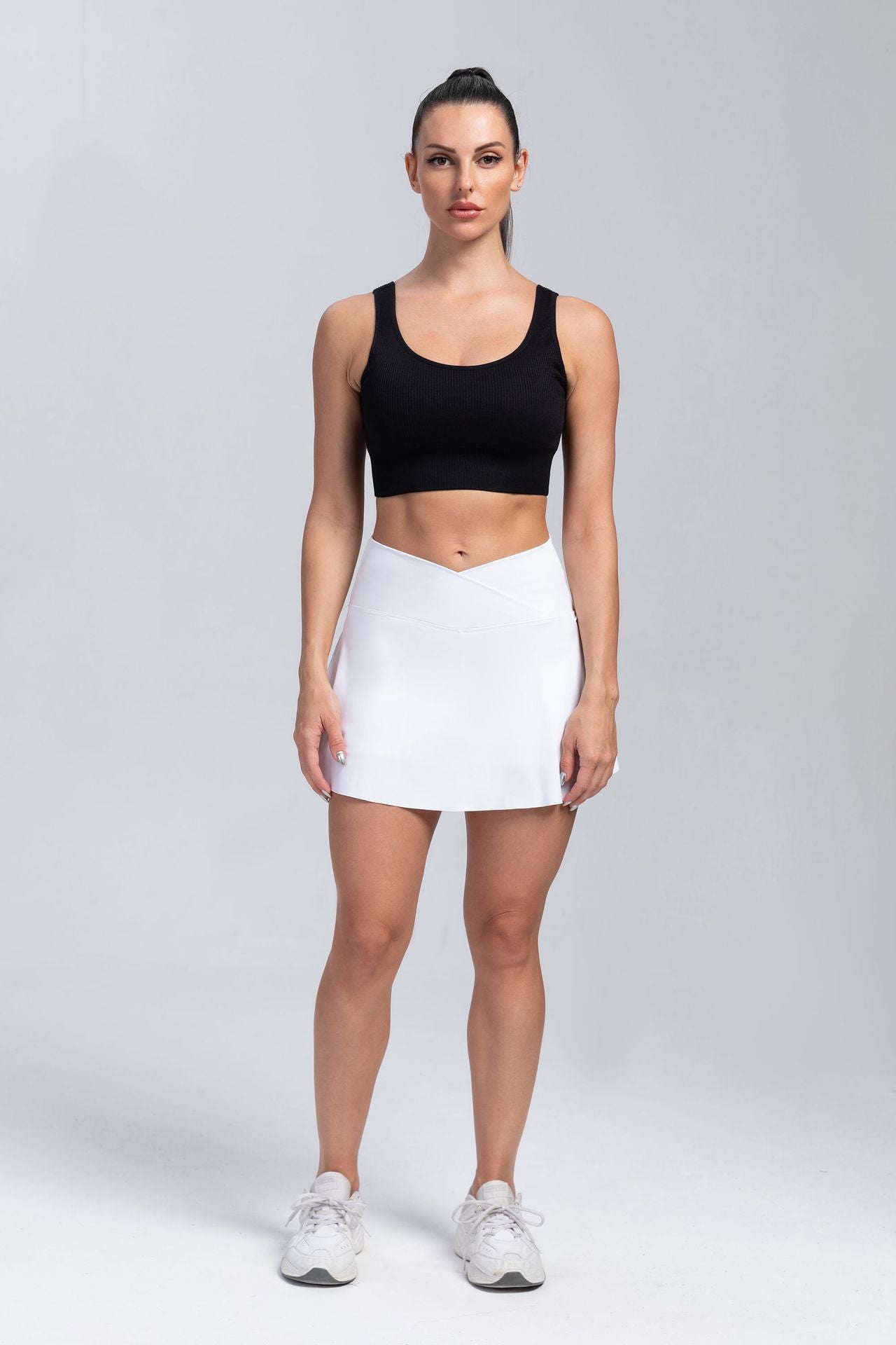High-Waisted Pocket Tennis Skort