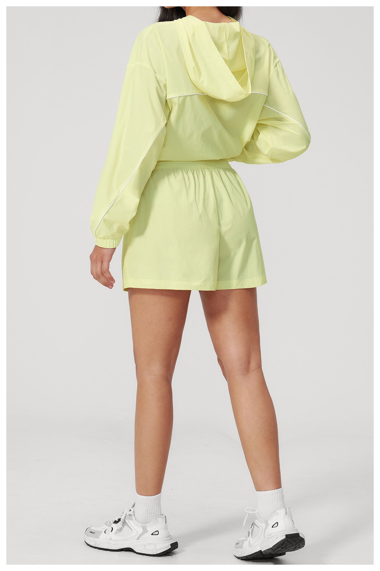 Cropped Hoodie & Shorts Sun Set