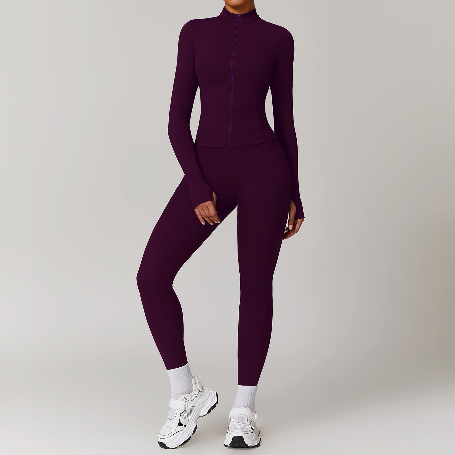 Quick drying yoga set, outdoor training suit, running and fitness suit set eprolo