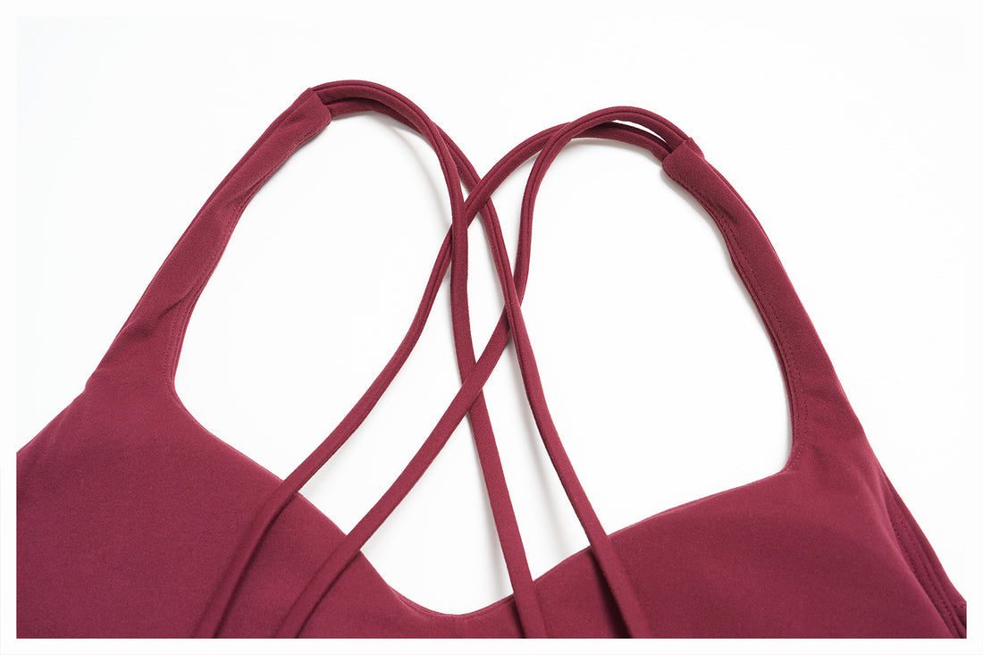 Cross-Back Bra & Flared Pant Yoga Set