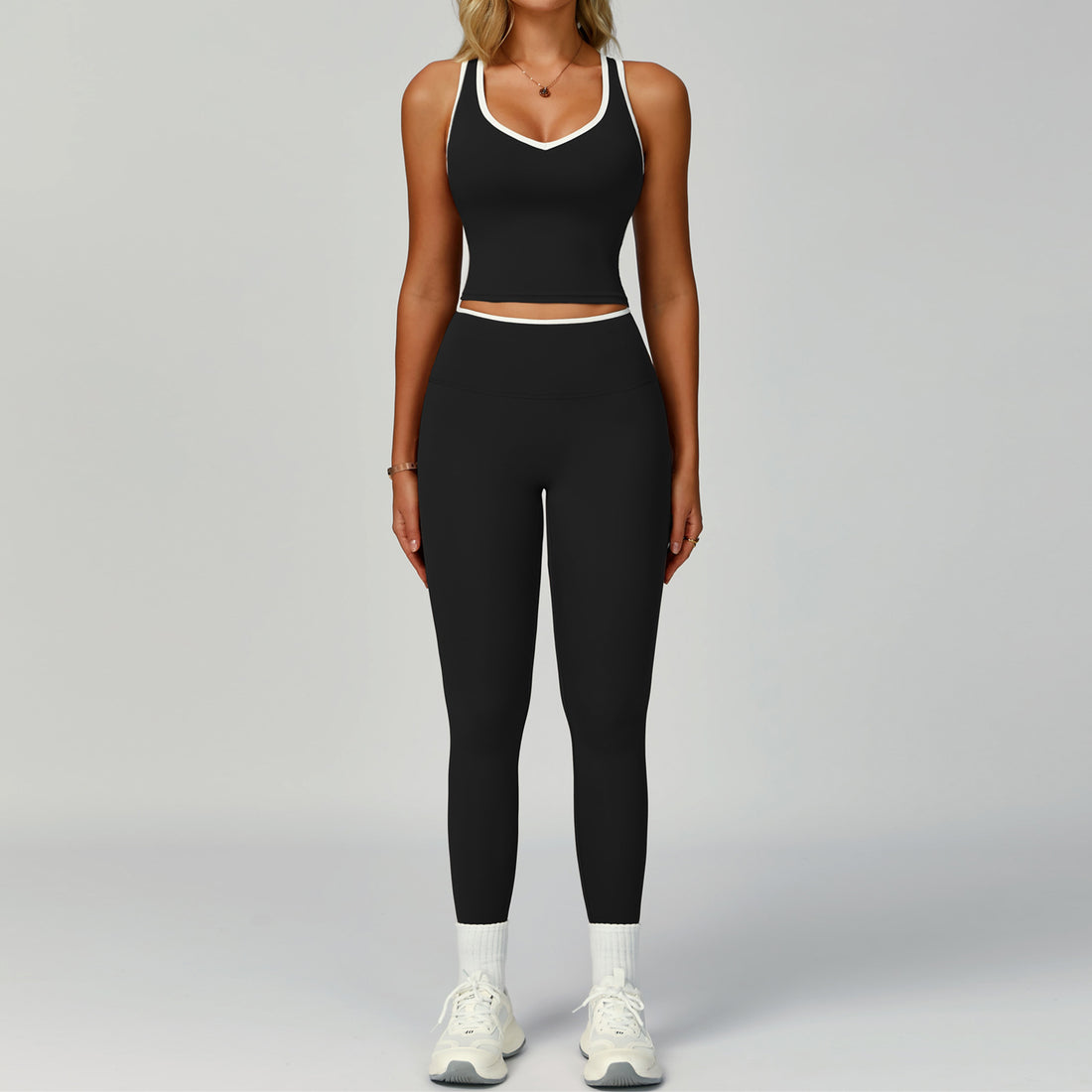Set for Women - Tight-Fitting Backless Yoga Suit for Outdoor Fitness eprolo