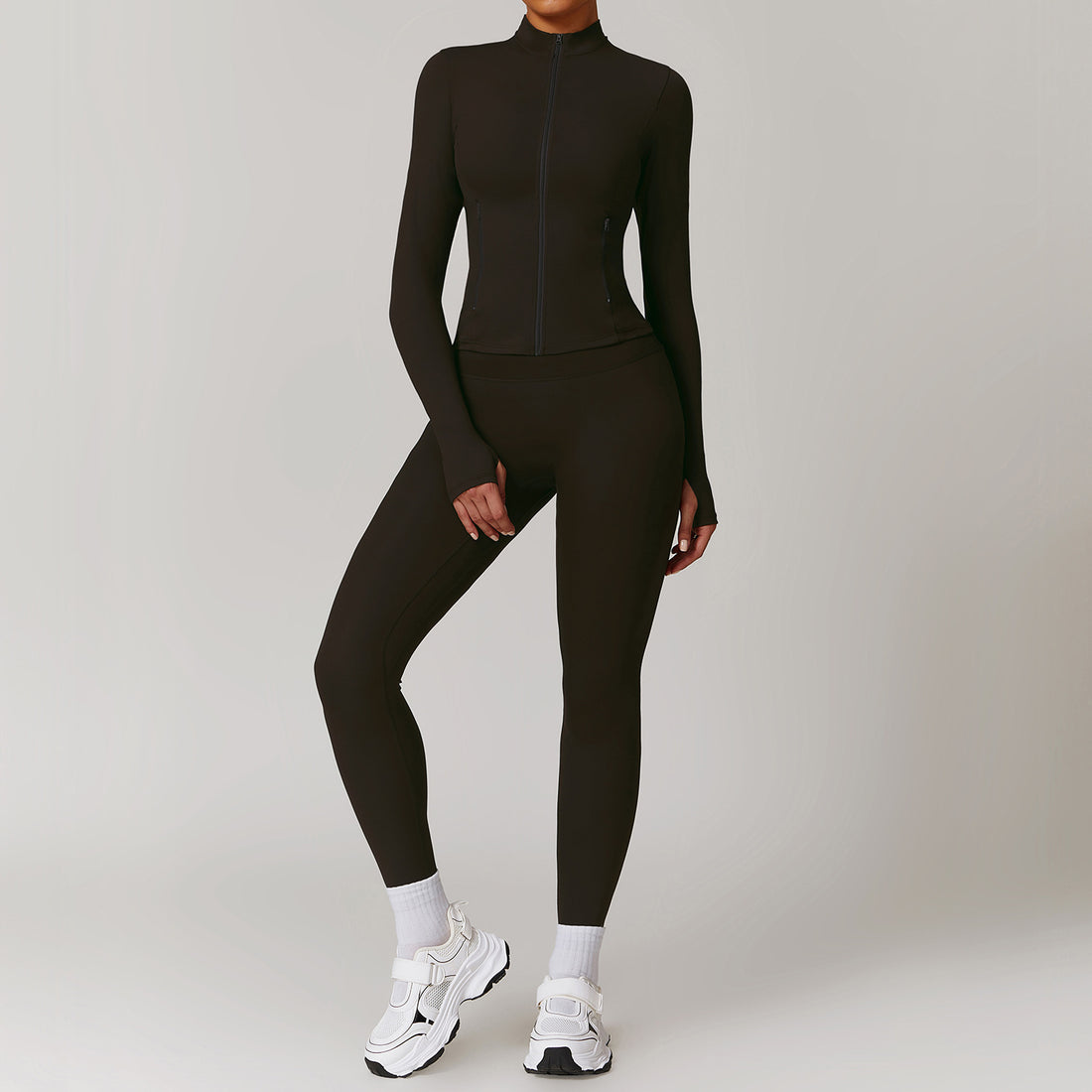 Quick drying yoga set, outdoor training suit, running and fitness suit set eprolo