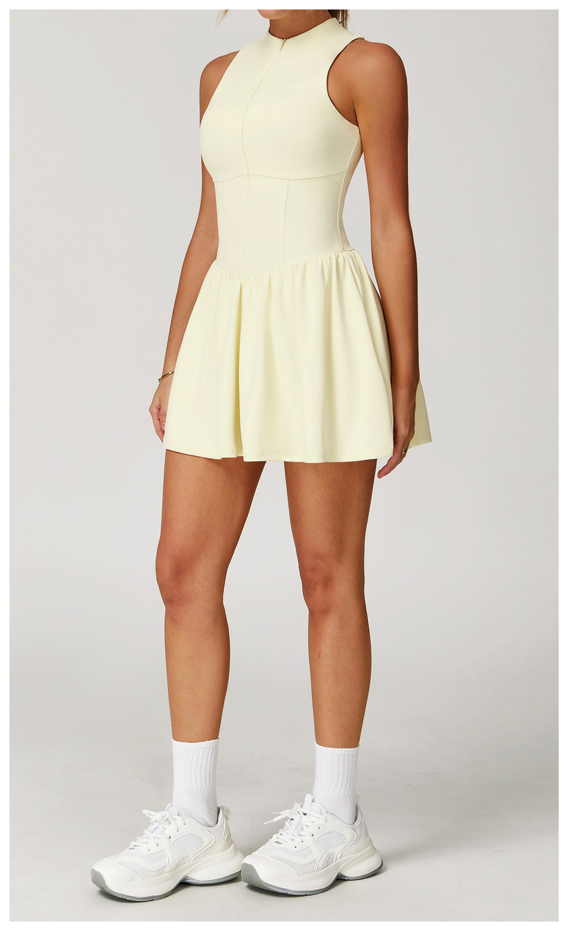 Cloud Sense Fit-and-Flare Tennis Dress