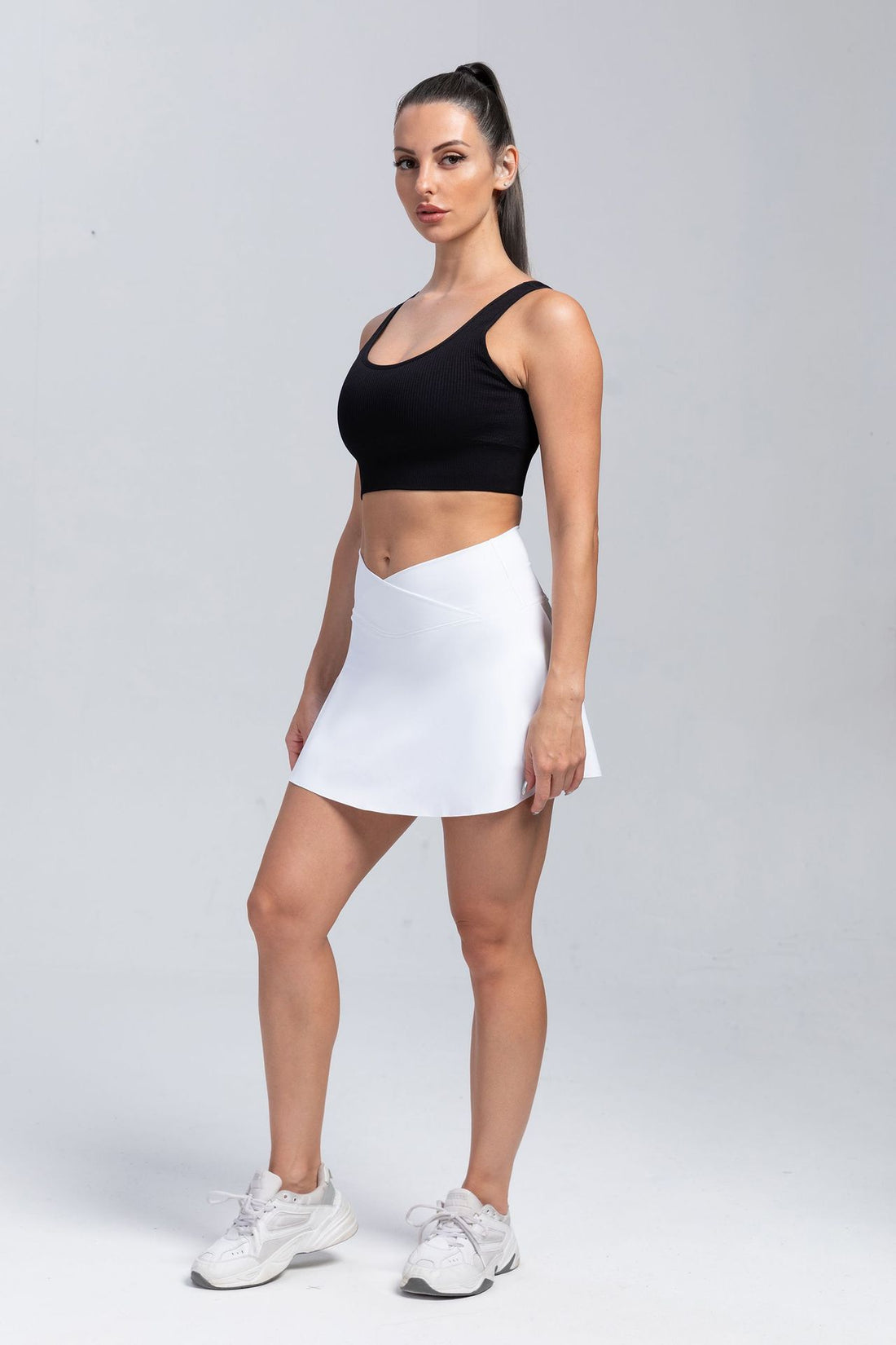 High-Waisted Pocket Tennis Skort
