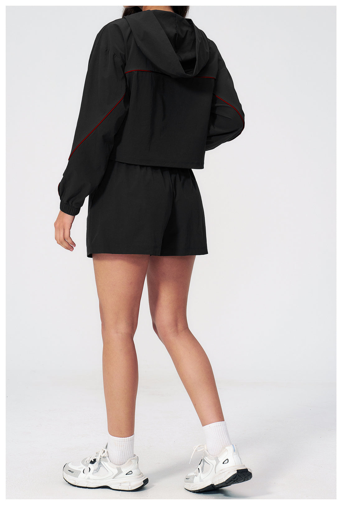 Cropped Hoodie & Shorts Sun Set