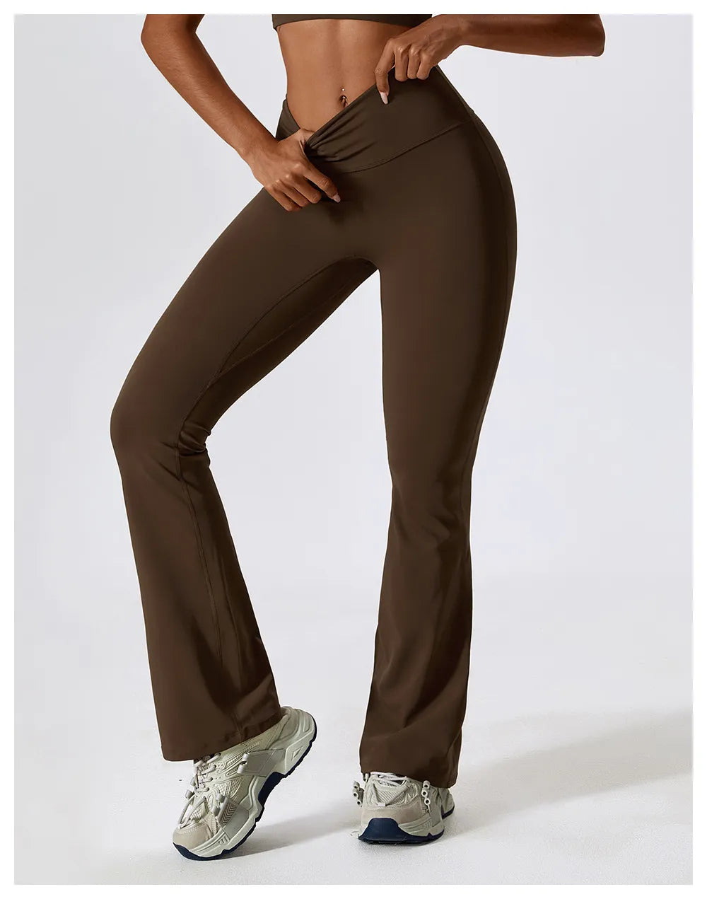 High-Waist Flare Yoga Leggings