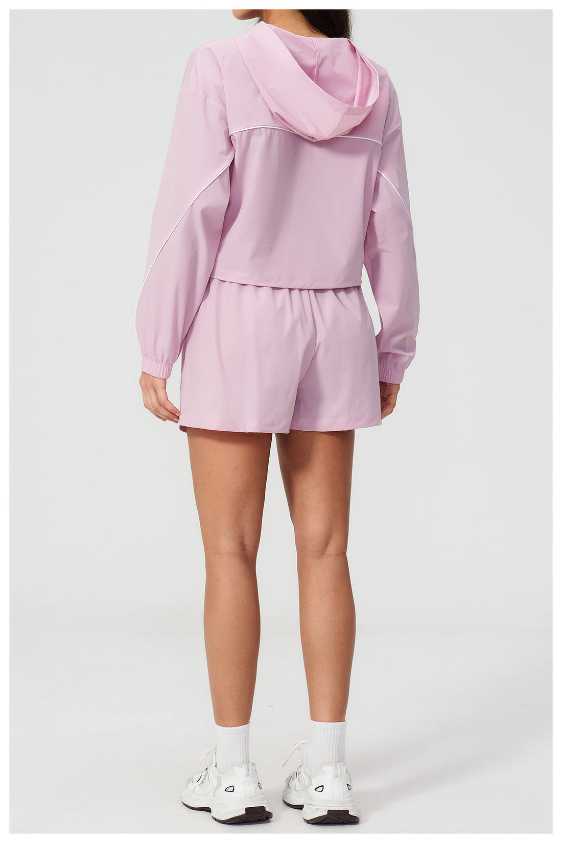 Cropped Hoodie & Shorts Sun Set