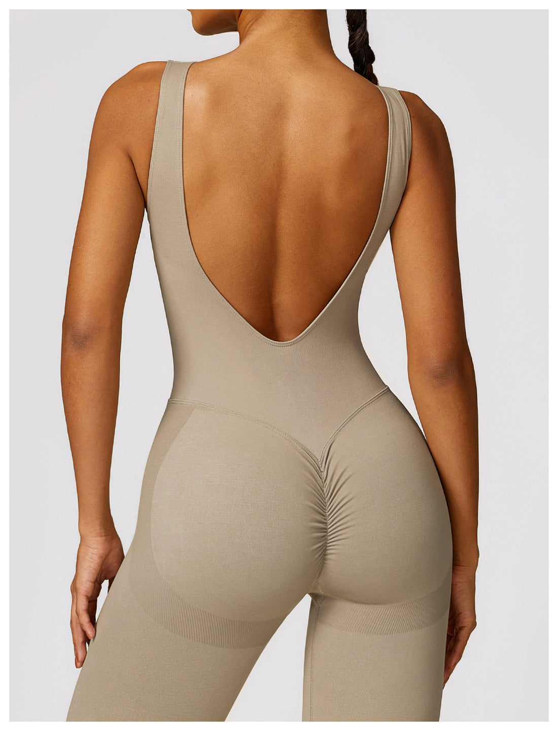 Sleeveless Fitted Yoga Unitard