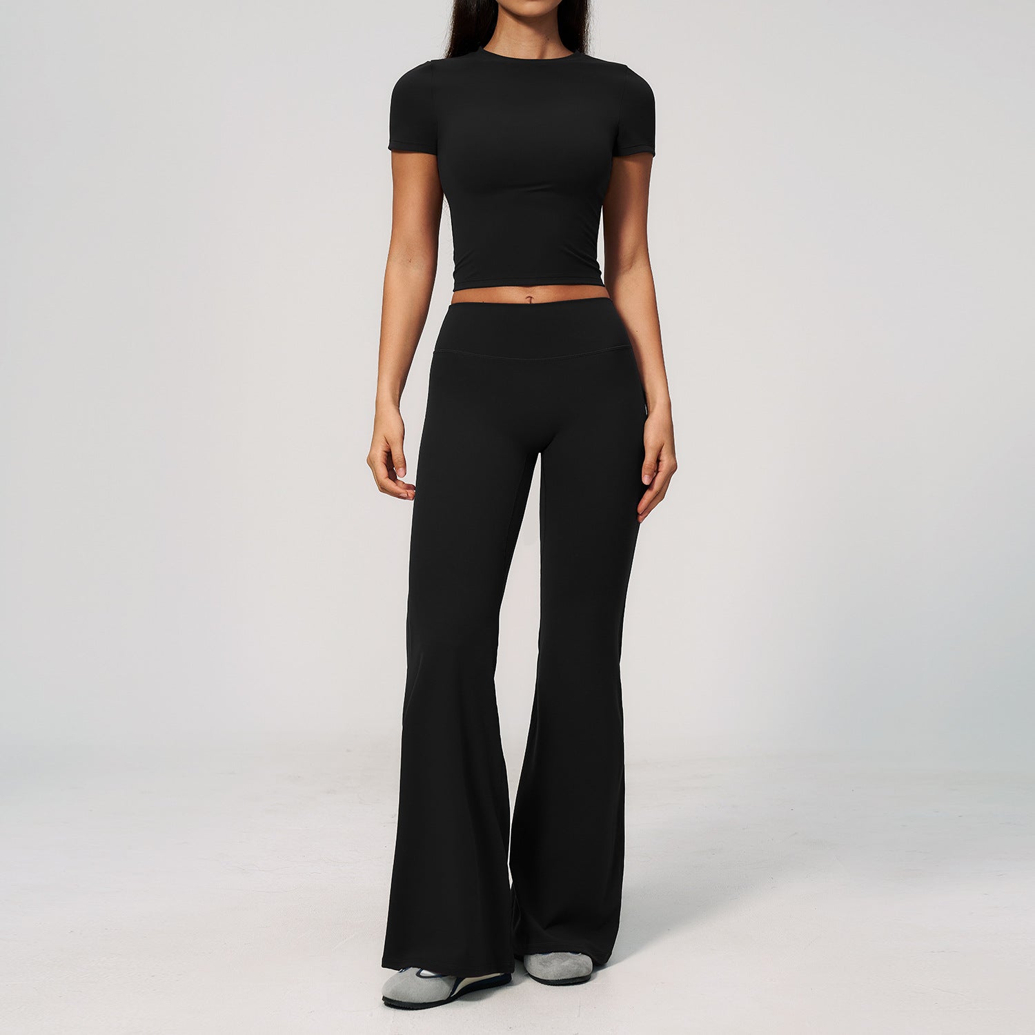 Creamy Feel Sportswear Set, Casual Slimming High-Waisted Butt-Lifting Outdoor Fitness Running Quick-Dry Athletic Wear eprolo