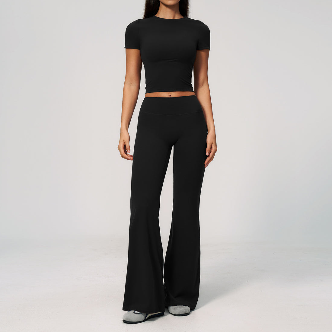 Creamy Feel Sportswear Set, Casual Slimming High-Waisted Butt-Lifting Outdoor Fitness Running Quick-Dry Athletic Wear eprolo