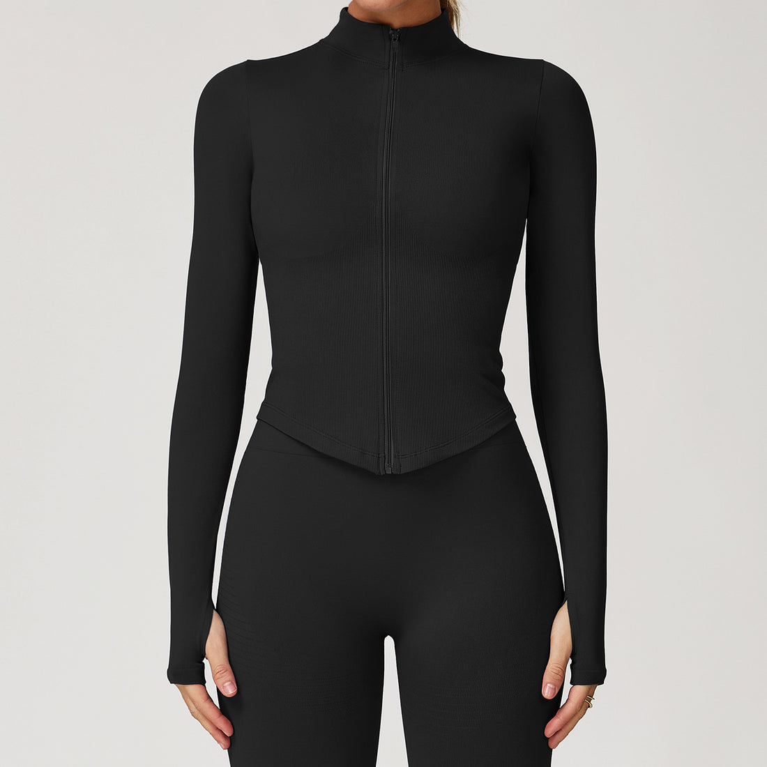 Yoga Jacket Women's Fitted Quick-Dry Yoga Top Outdoor Fitness Sports Top eprolo