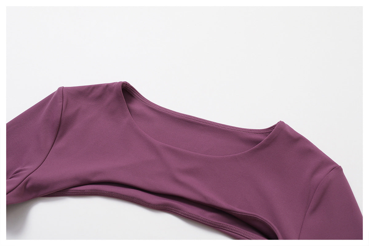 Cutout Long Sleeve Crop & Legging Set