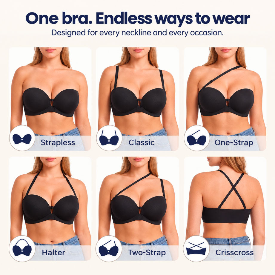 Jelly Strapless Front Closure Bra TheJellyBra
