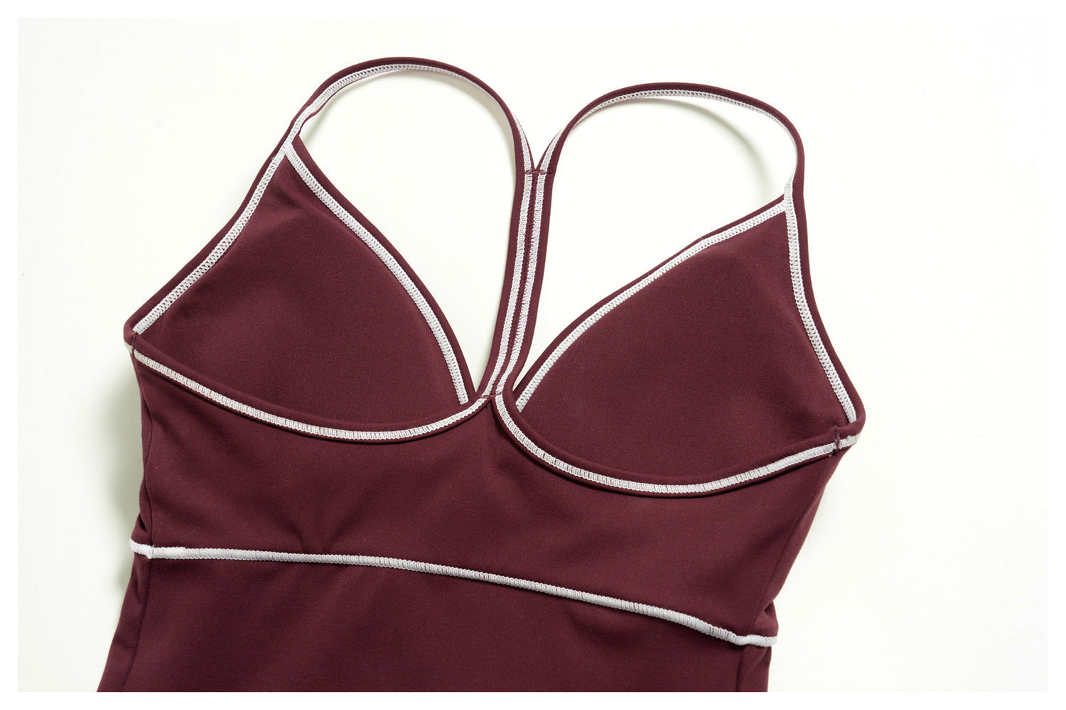V-Neck Cami Bra & Running Shorts Set