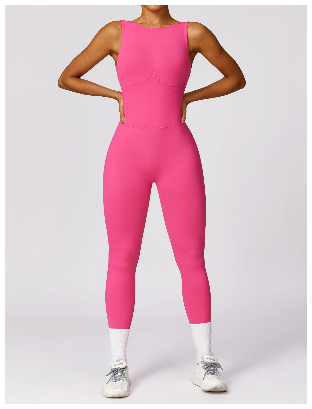 Sleeveless Fitted Yoga Unitard
