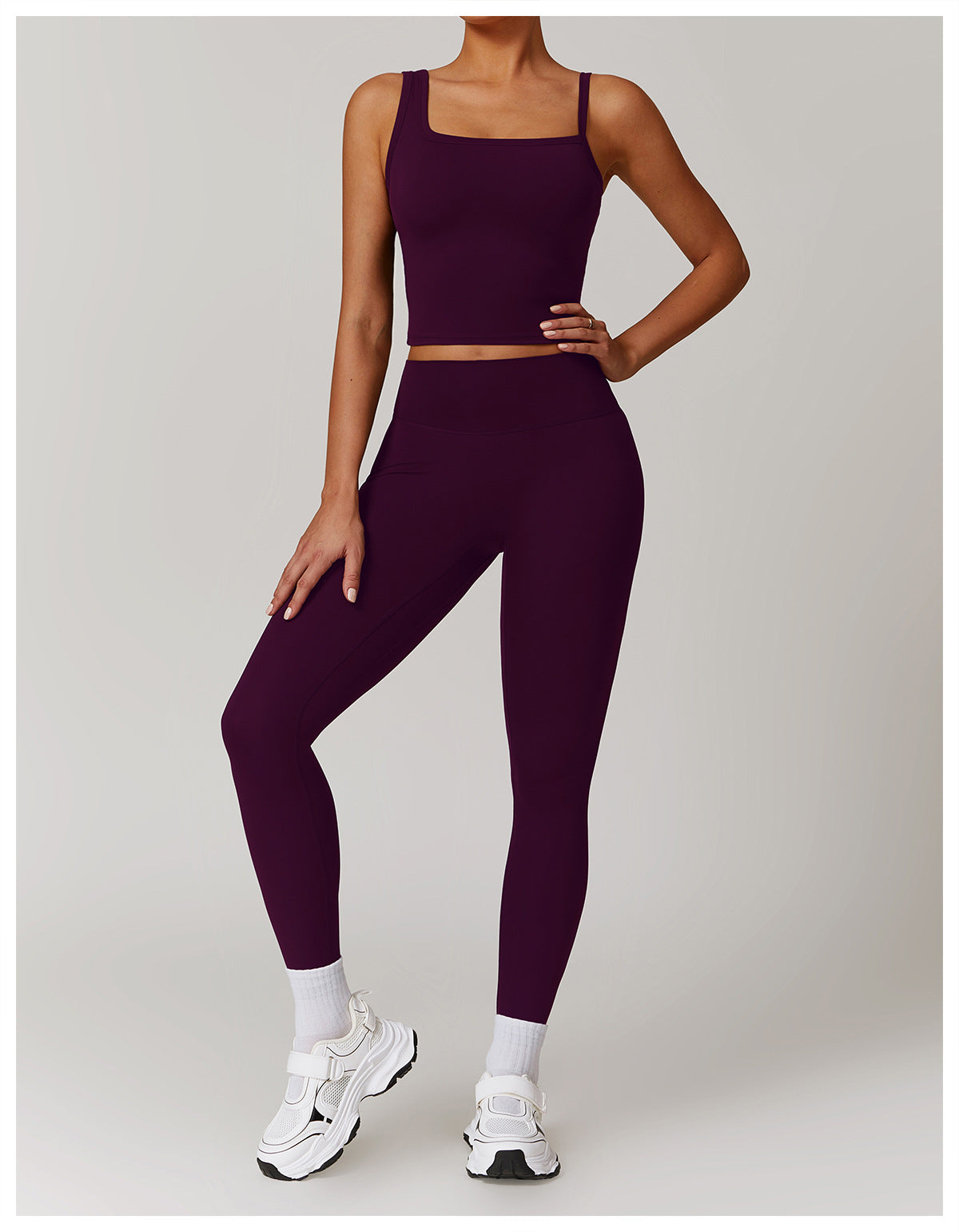 Quick-Dry Strappy Bra & Legging Set