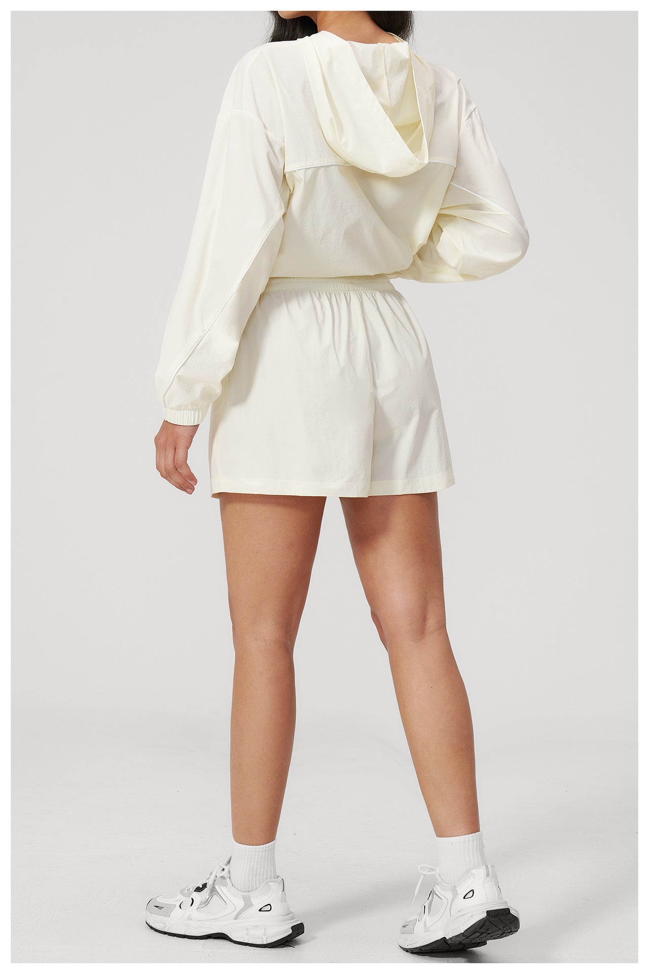 Cropped Hoodie & Shorts Sun Set