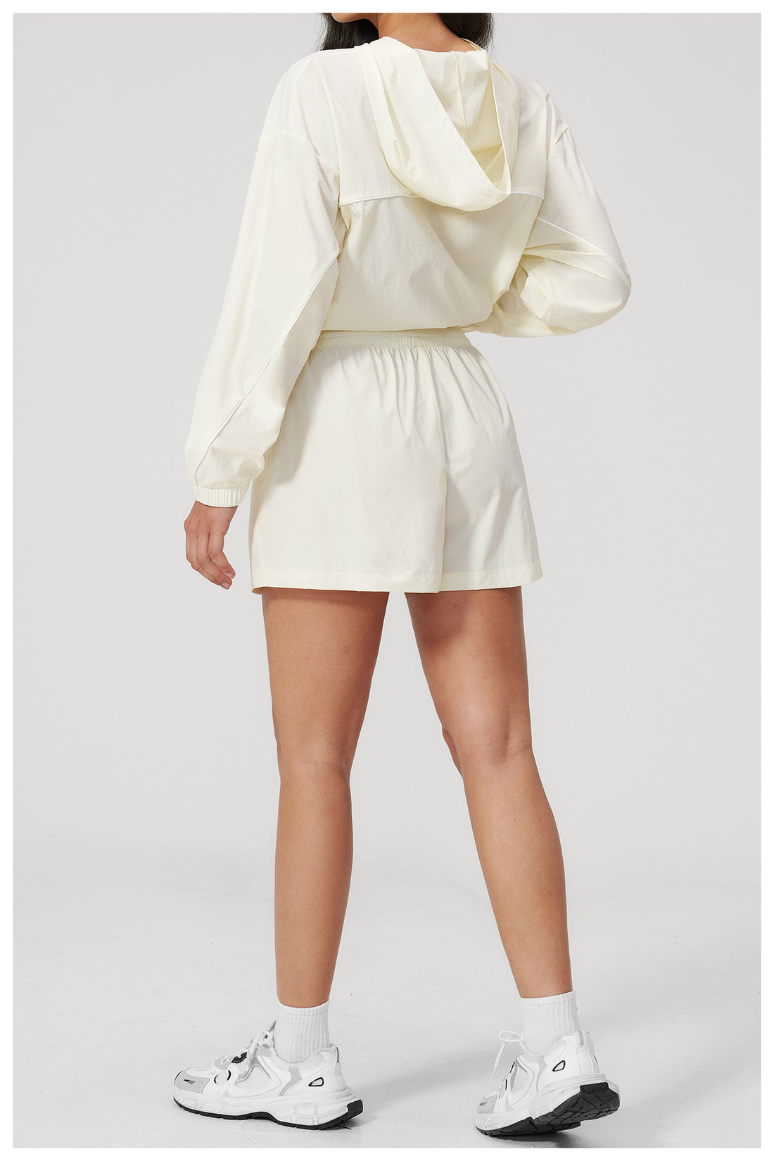 Cropped Hoodie & Shorts Sun Set
