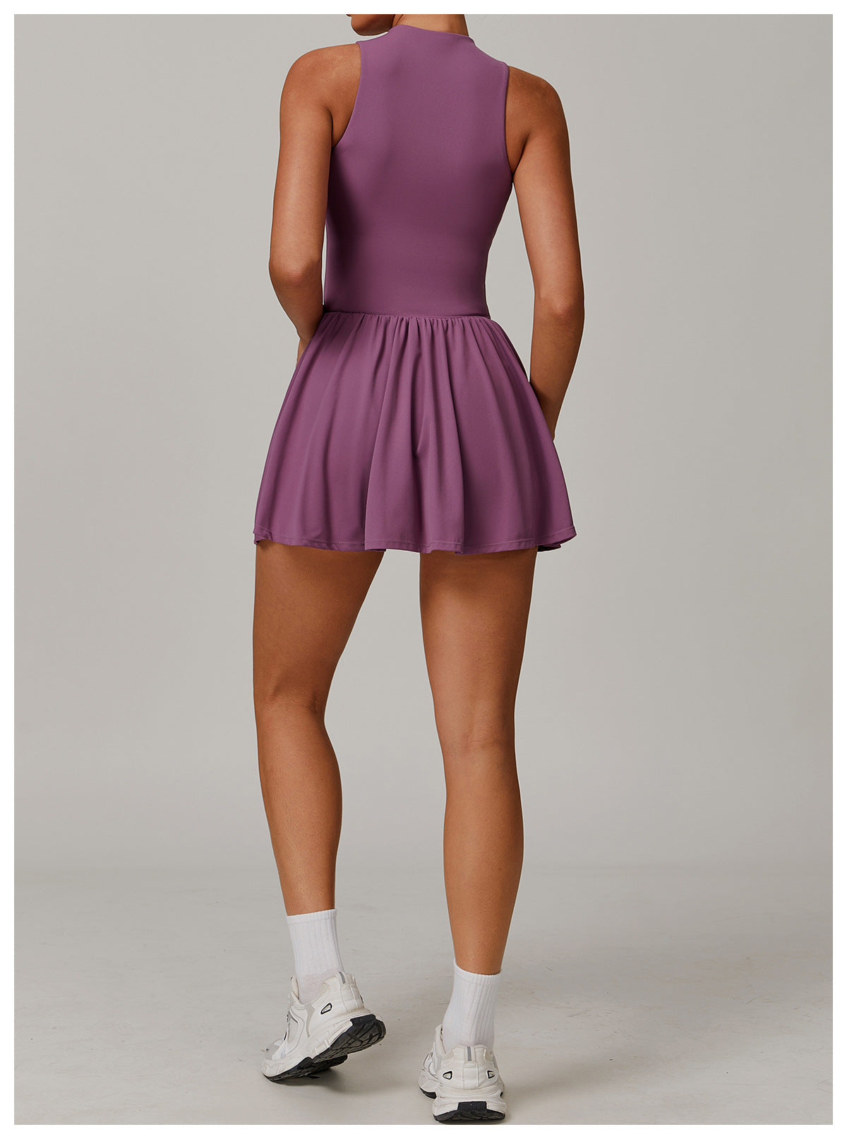 Cloud Sense Fit-and-Flare Tennis Dress