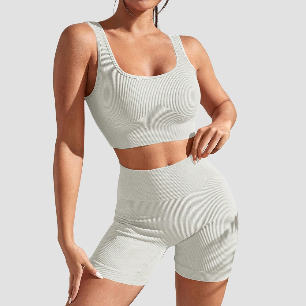 New Seamless Yoga Sports Top, Tight, Quick Drying, Moisture Absorbing, High Waist, Hip Lifting Yoga Pants, Fitness Set for Women eprolo