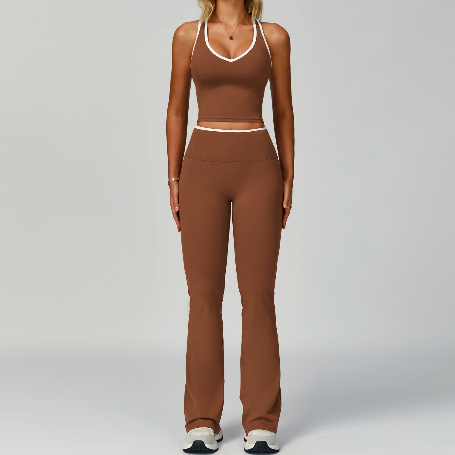 Set for Women - Tight-Fitting Backless Yoga Suit for Outdoor Fitness eprolo