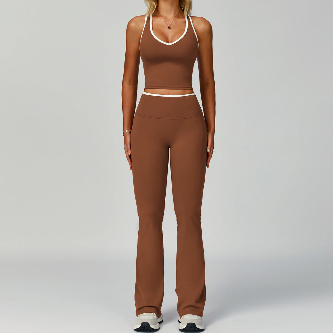 Set for Women - Tight-Fitting Backless Yoga Suit for Outdoor Fitness eprolo