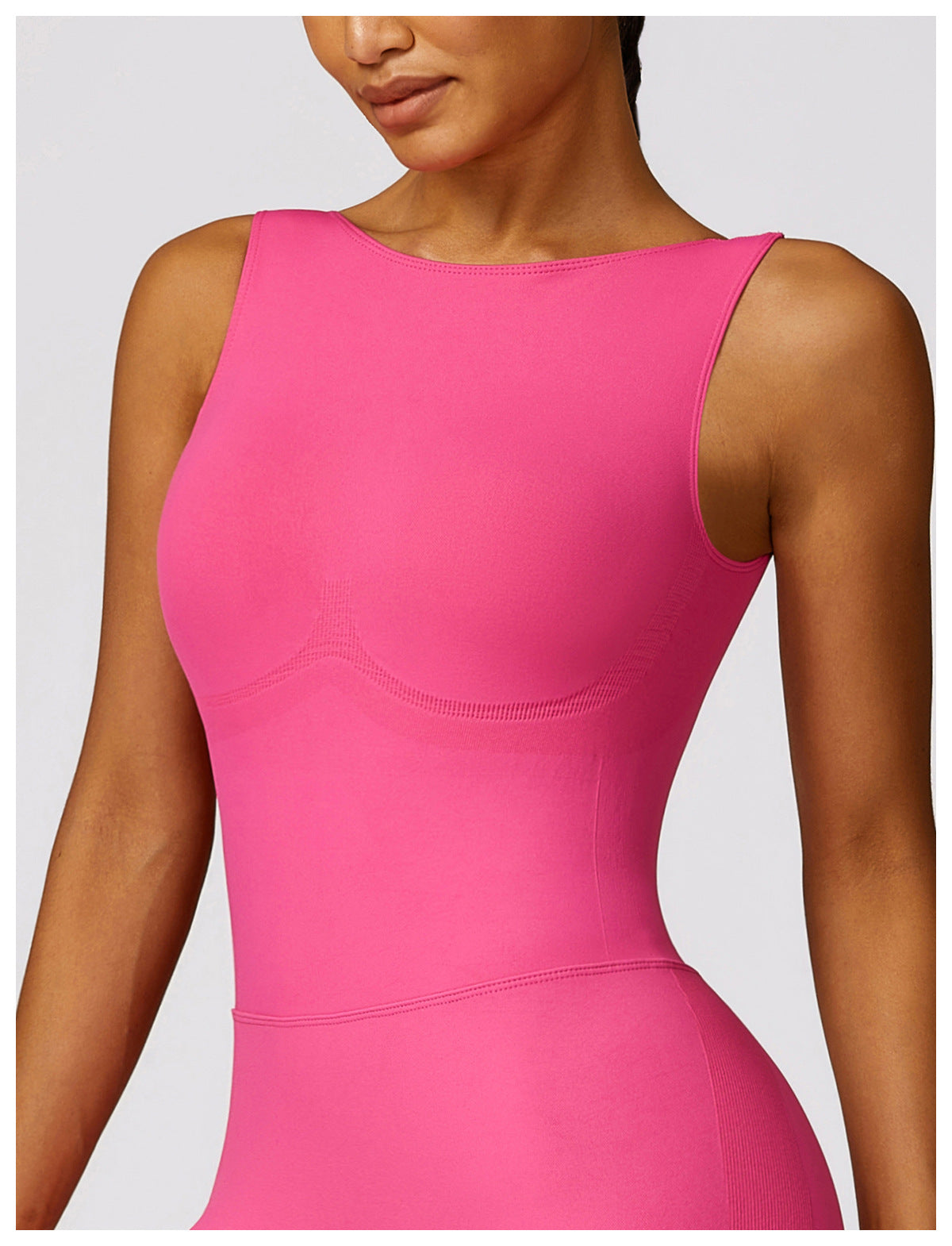 Sleeveless Fitted Yoga Unitard