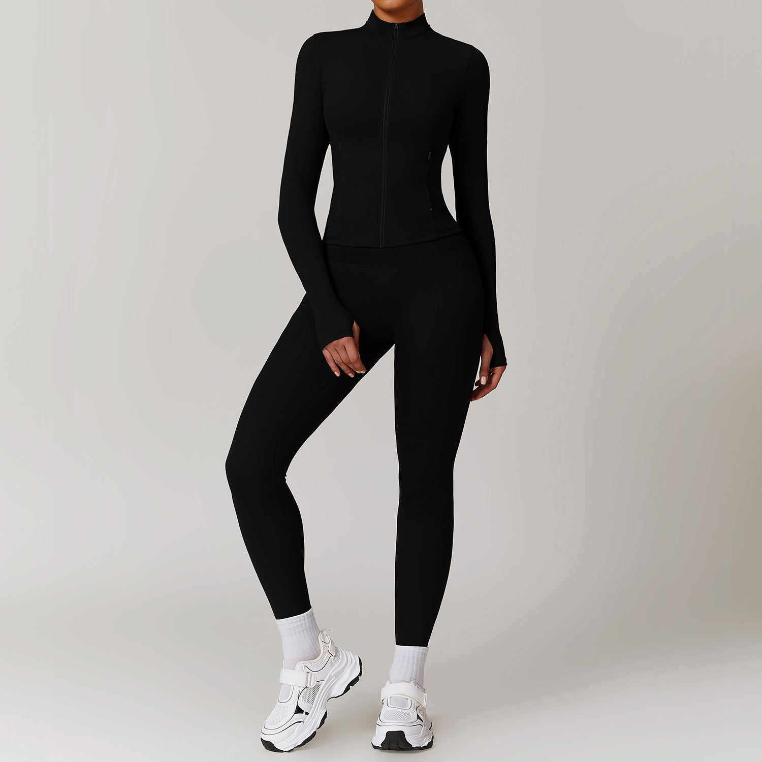 Quick drying yoga set, outdoor training suit, running and fitness suit set eprolo