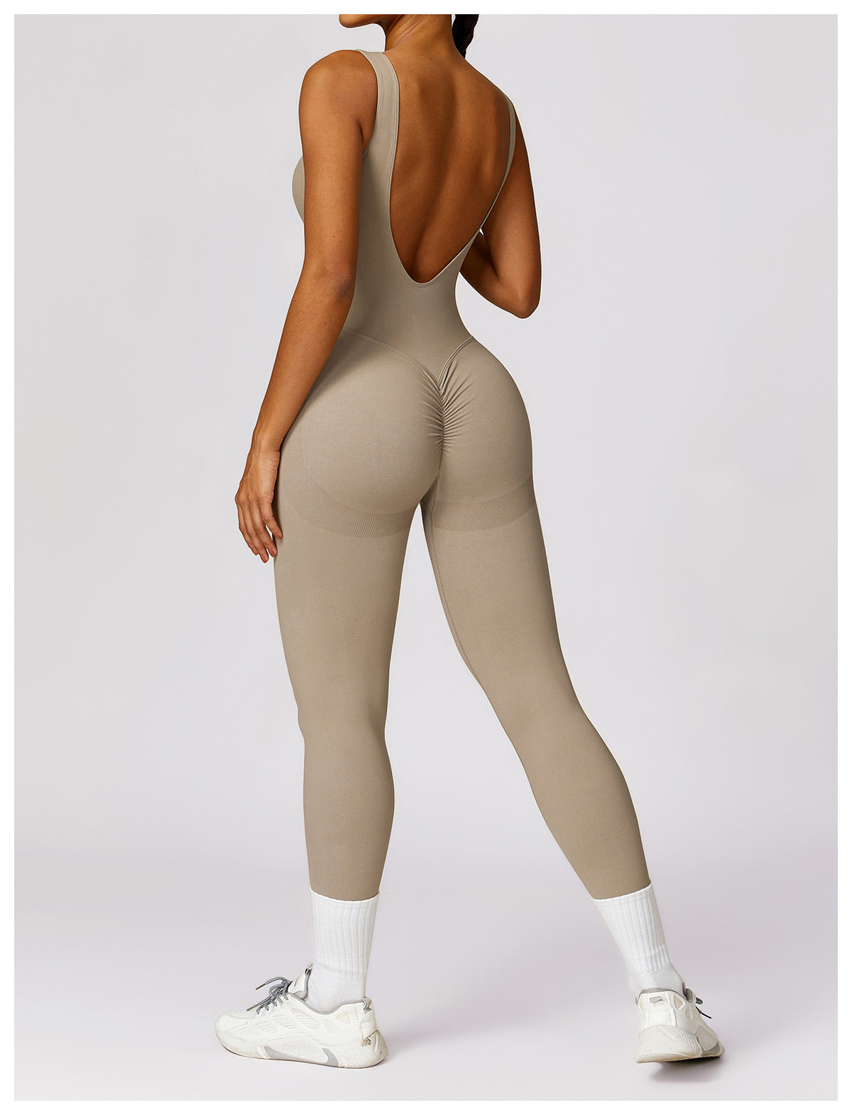 Sleeveless Fitted Yoga Unitard