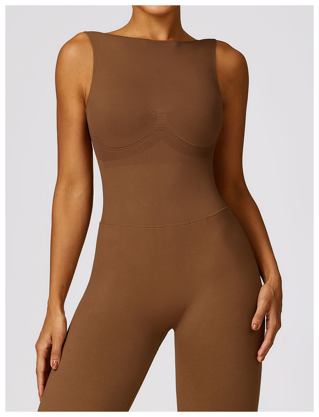 Sleeveless Fitted Yoga Unitard