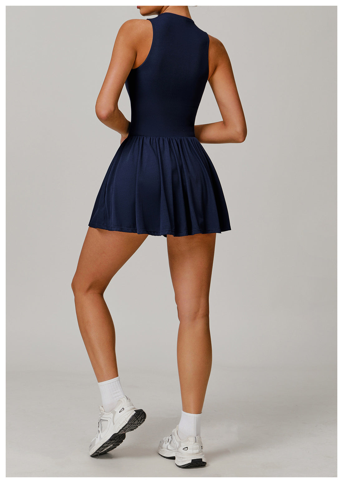 Cloud Sense Fit-and-Flare Tennis Dress