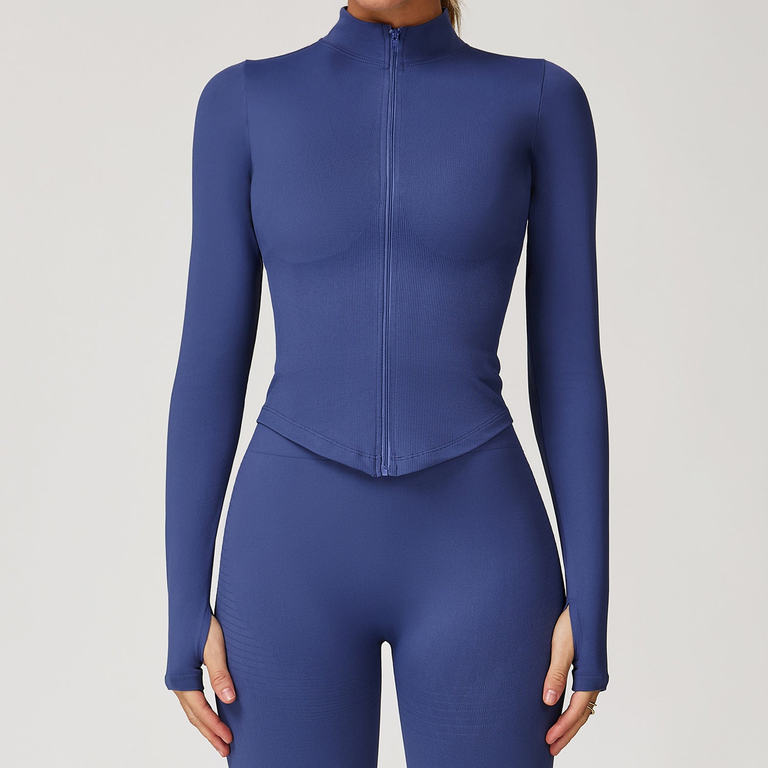 Yoga Jacket Women's Fitted Quick-Dry Yoga Top Outdoor Fitness Sports Top eprolo