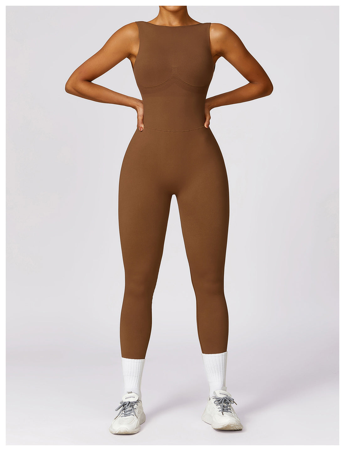 Sleeveless Fitted Yoga Unitard