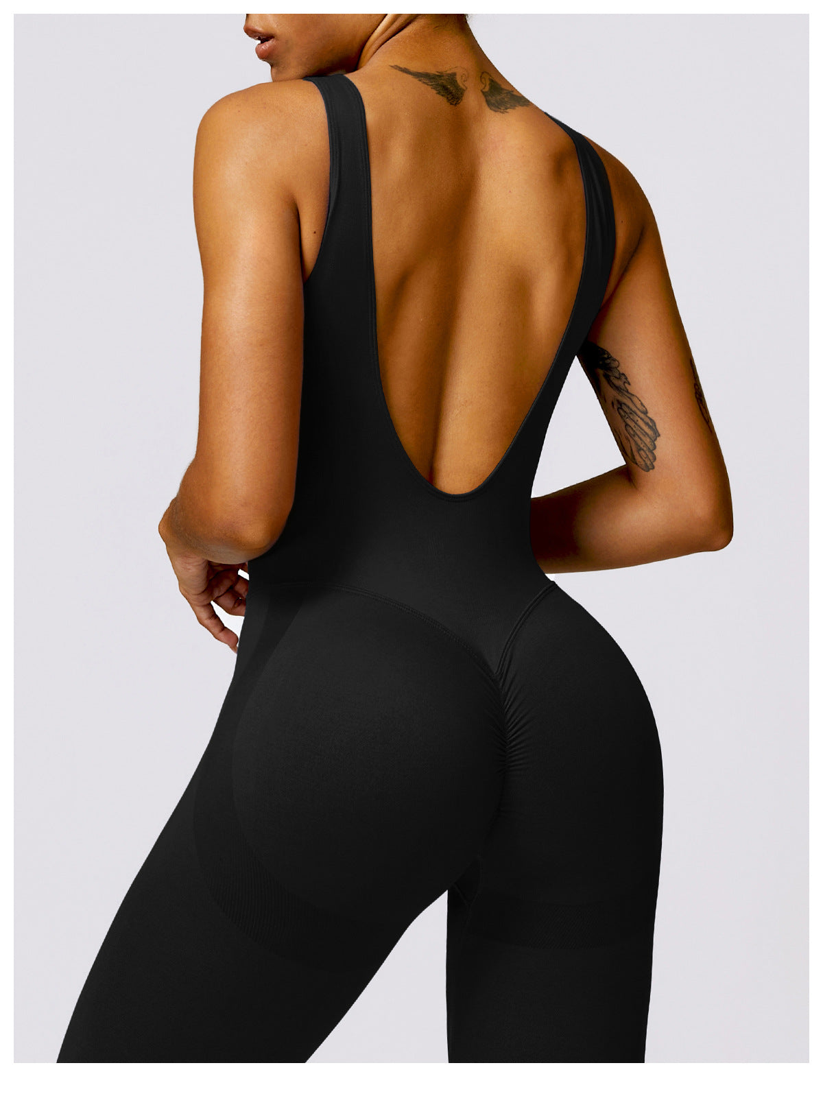 Sleeveless Fitted Yoga Unitard