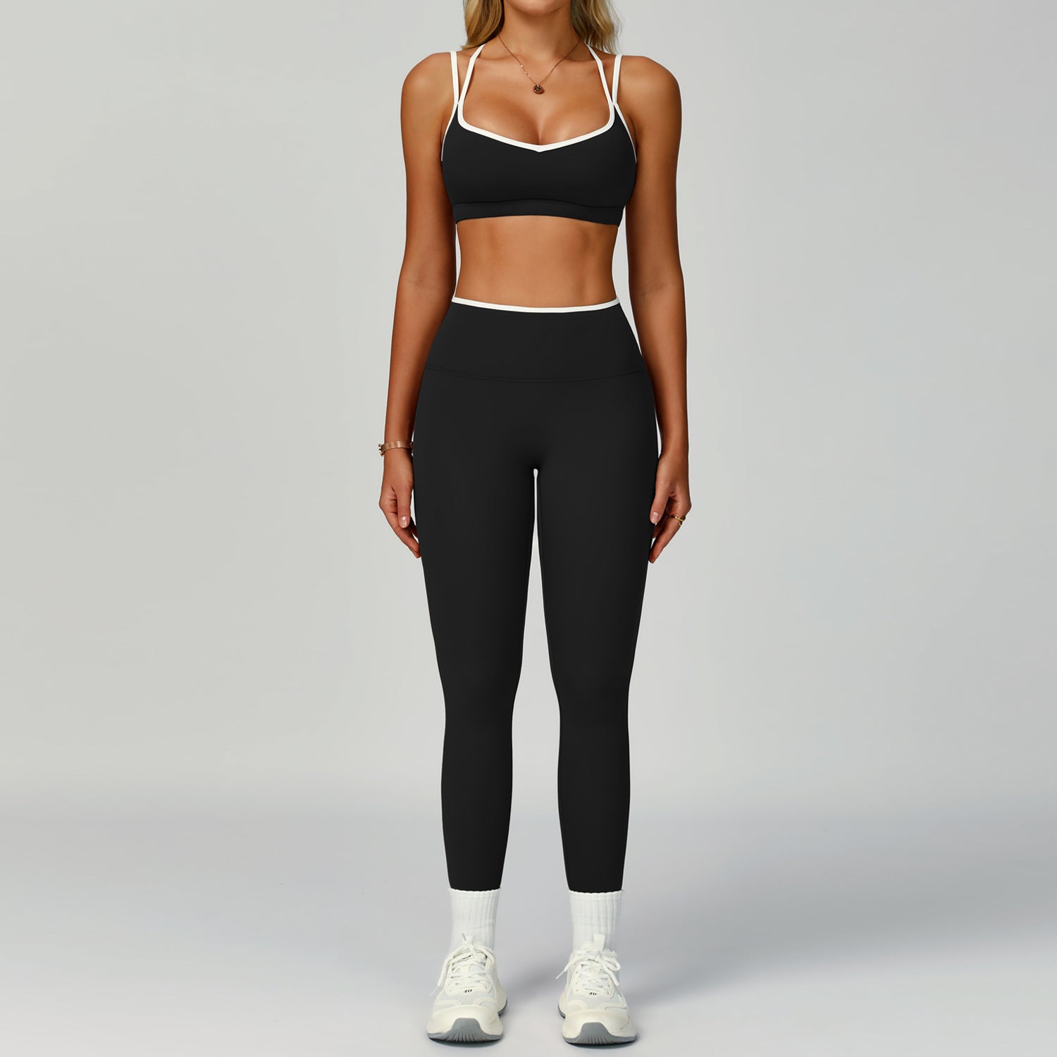 Set for Women - Tight-Fitting Backless Yoga Suit for Outdoor Fitness eprolo