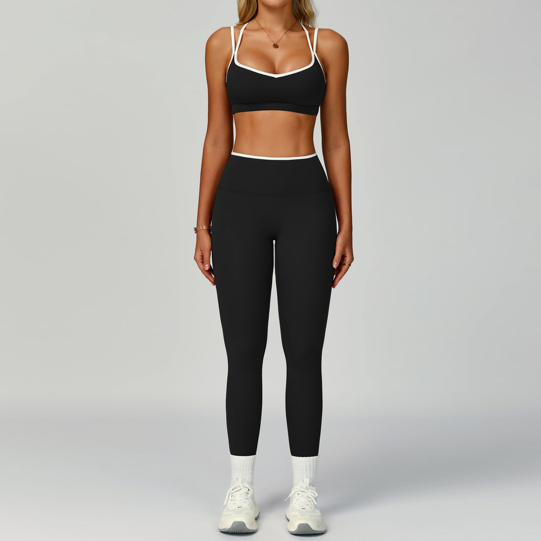 Set for Women - Tight-Fitting Backless Yoga Suit for Outdoor Fitness eprolo